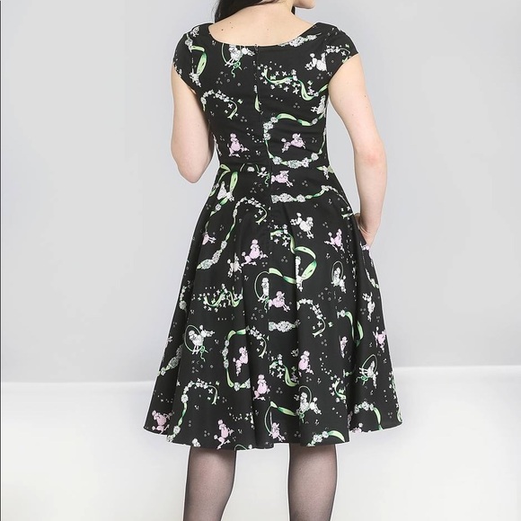 Hell Bunny Lexie 50’s Dress poodle print 🐩 - Picture 4 of 5